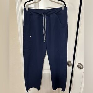 Navy Figs Straight Leg Scrub Pants